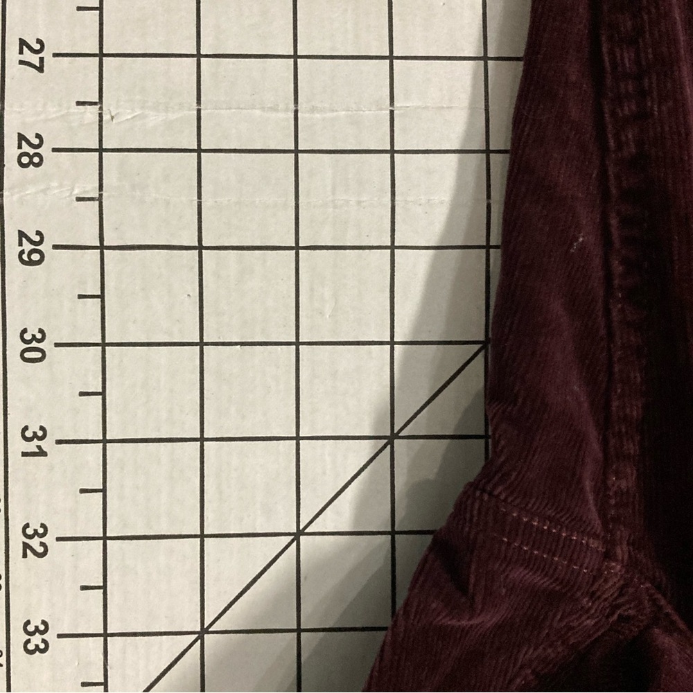 J. Jill Women’s Size 8 Maroon Stretch Corduroy Boot Cut Jeans‎ - Picture 8 of 8
